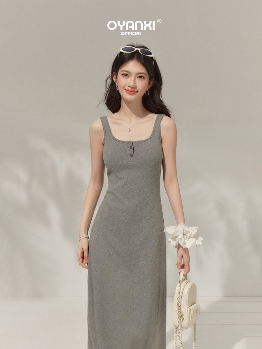 OYANXI タイトシルエット キャミワンピース