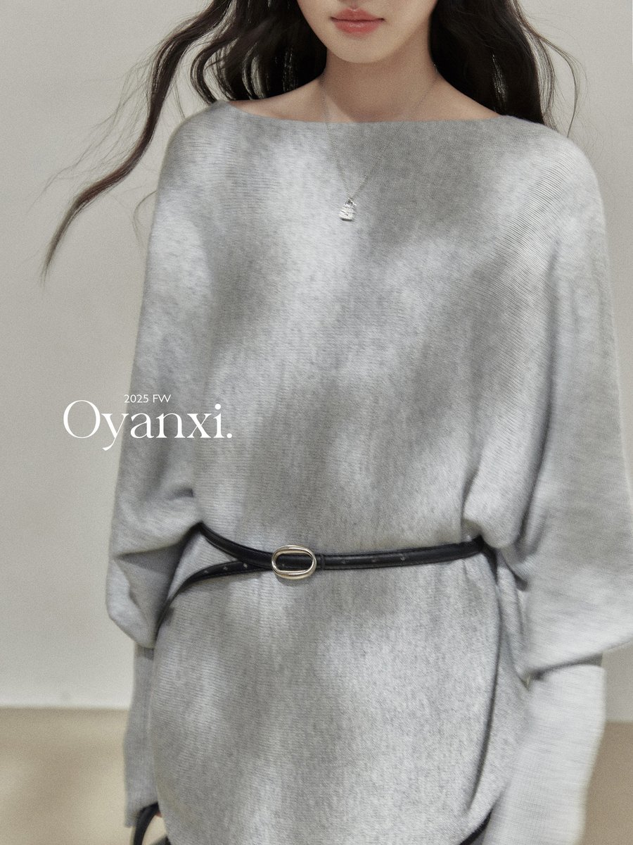 OYANXI ドルマンスリーブ リラックス ニット