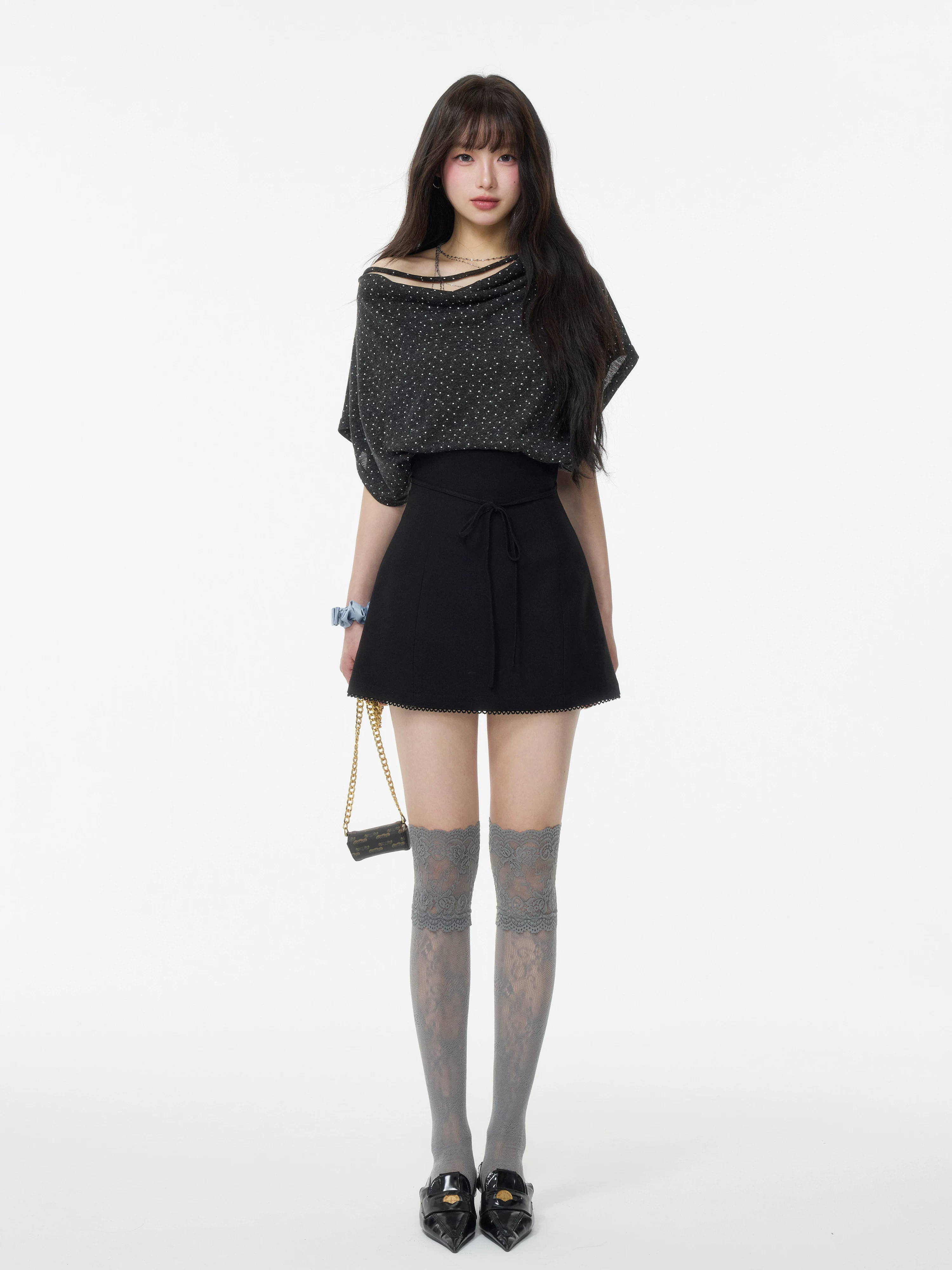 ブラック ミニスカート 商品写真