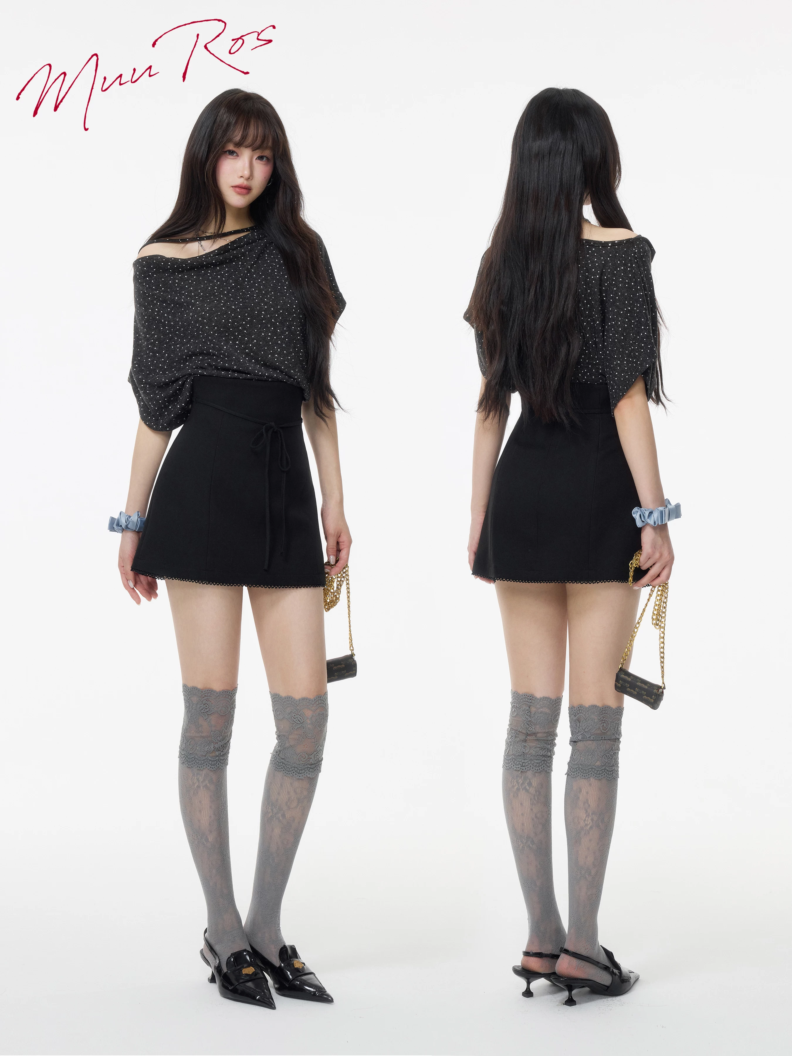 ブラック ミニスカート 商品写真
