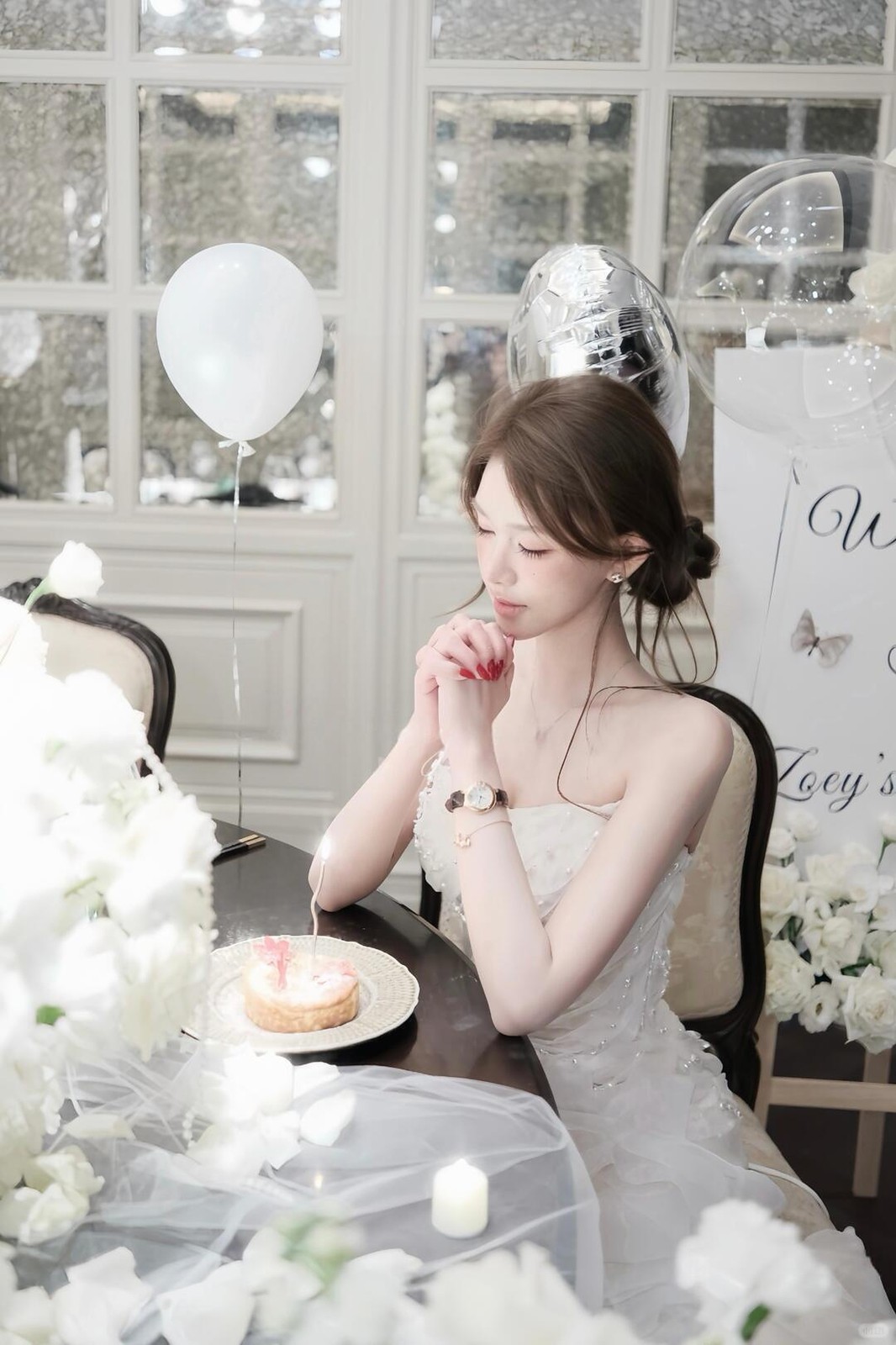 白いドレスでバースデーフォト🤍 写真3