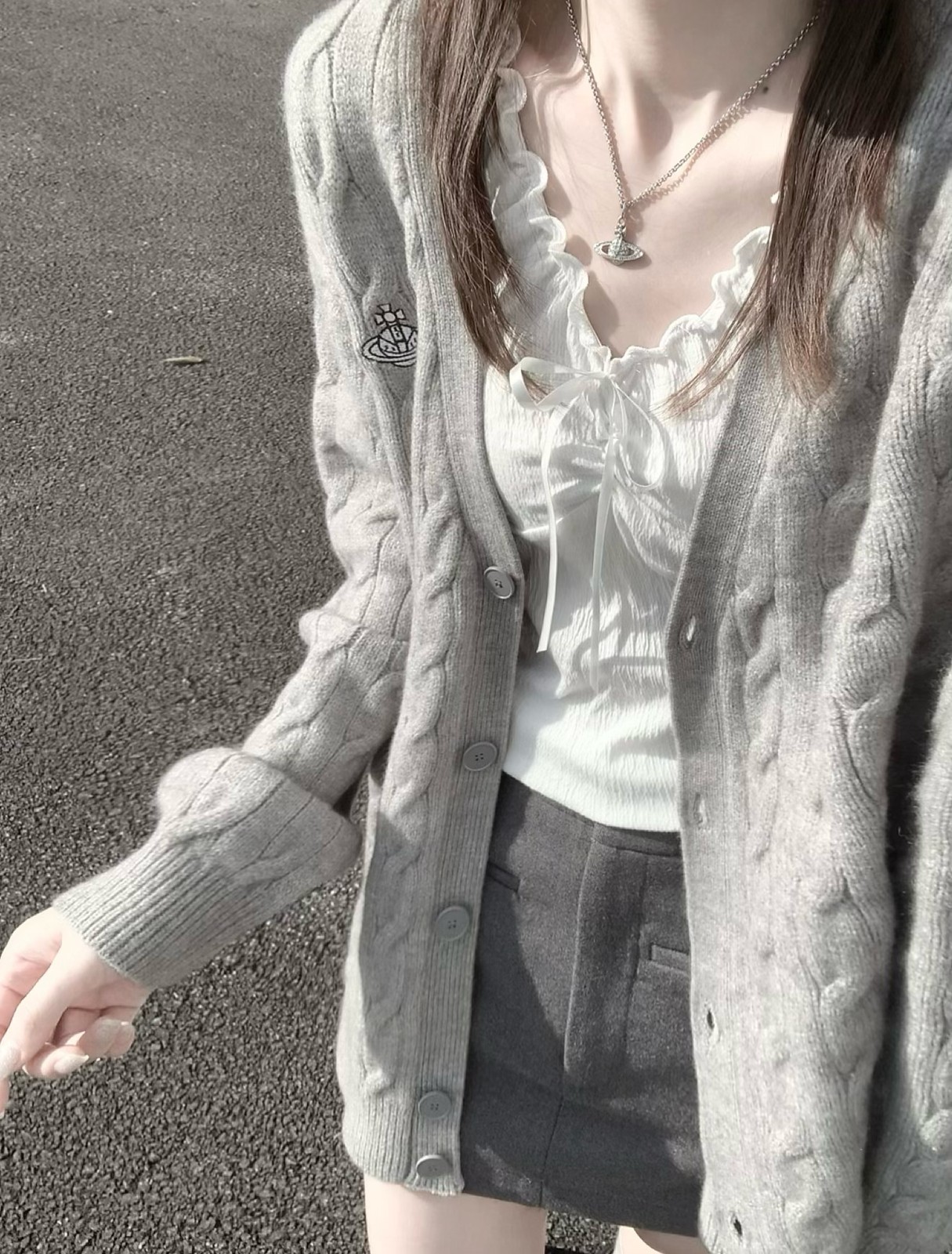 レースの重ね着、一週間ぶん🧶