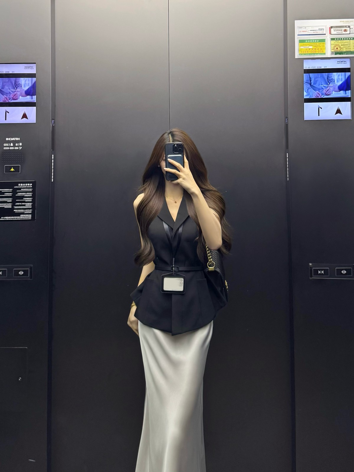 ロングスカートできれいめコーデ🕊️ 写真2