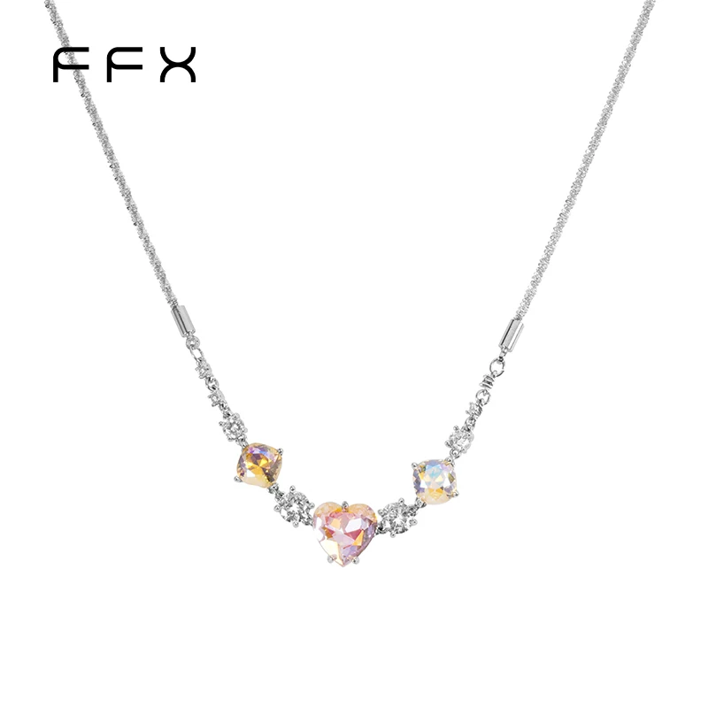 FFX ハートビジューネックレス