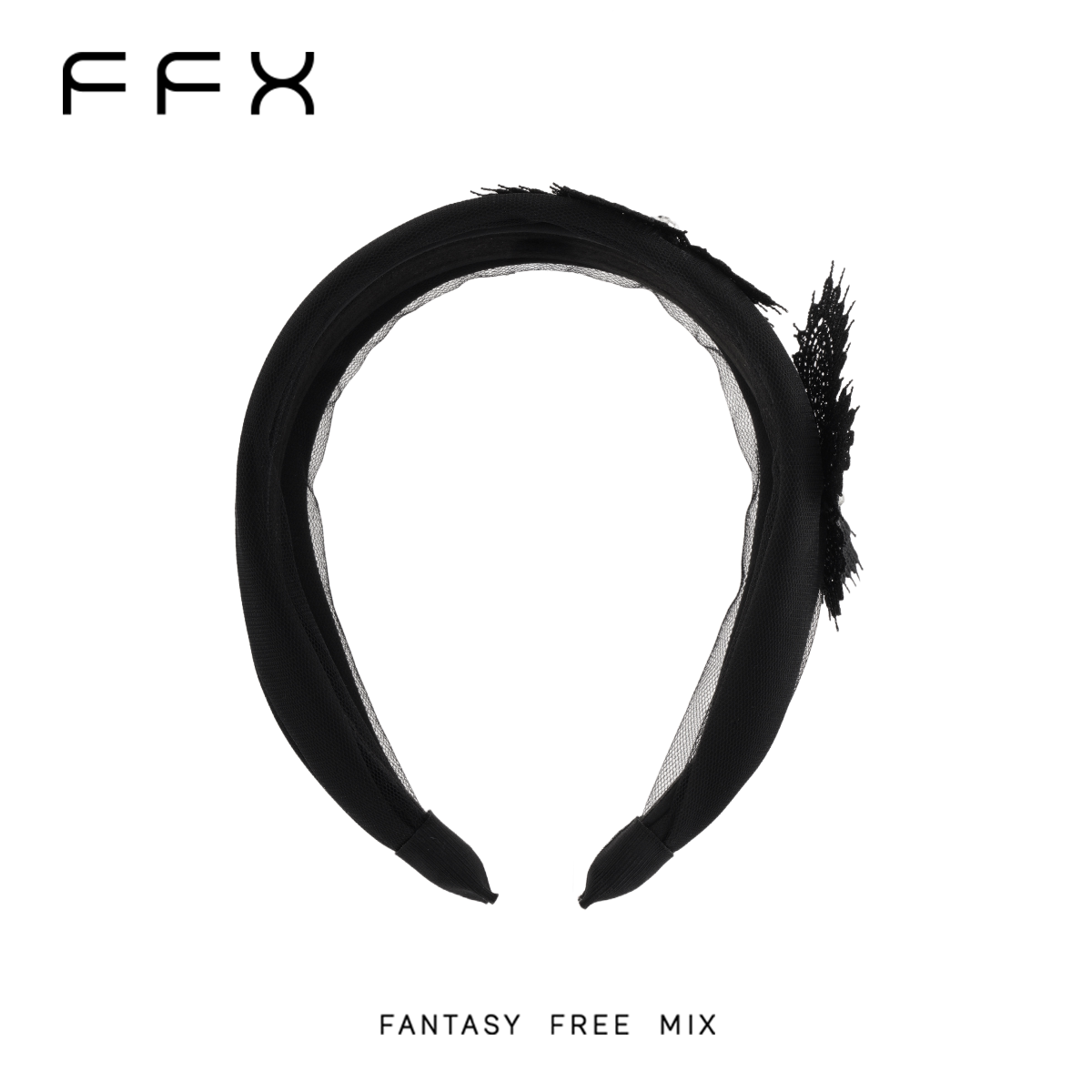 FFX チュール蝶モチーフカチューシャ