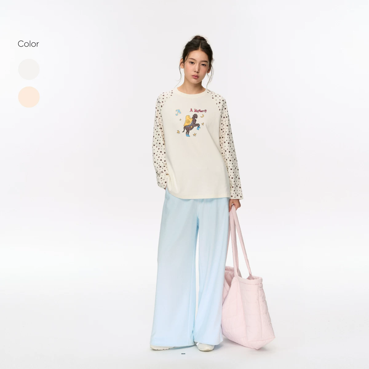 ablueberry 星柄Tシャツ
