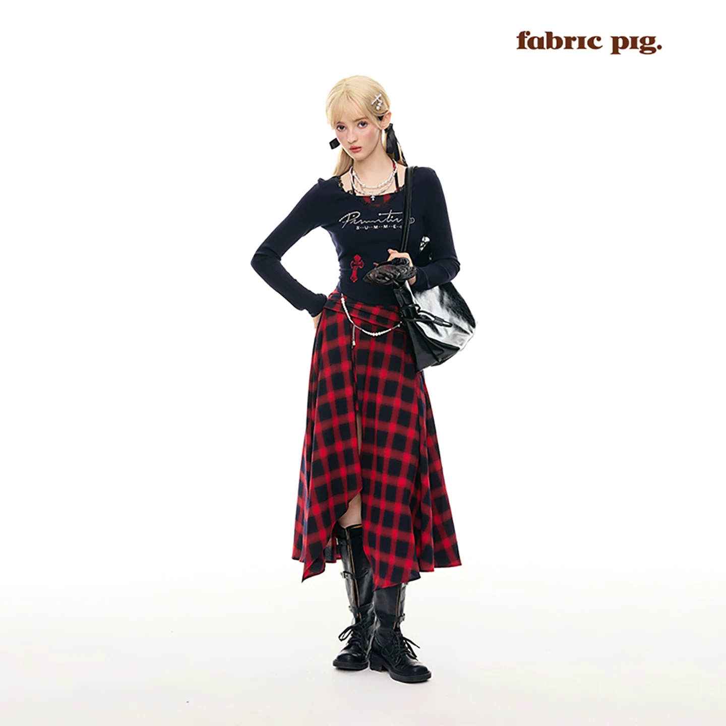 fabricpig チェック柄スカートコーデ（単品・セット）