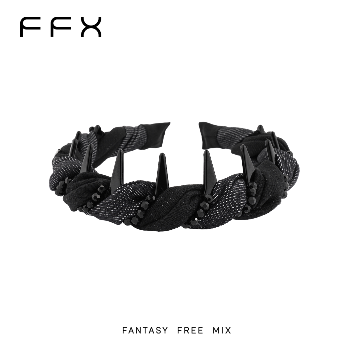 FFX デニムボリュームカチューシャ