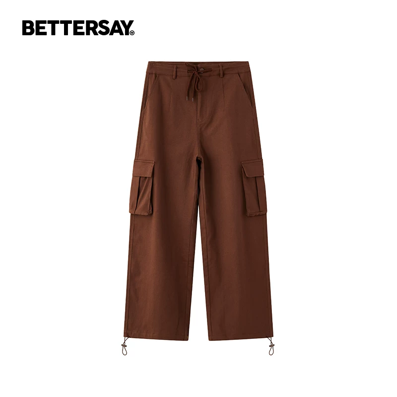 BETTERSAY リボン結びカーゴパンツ