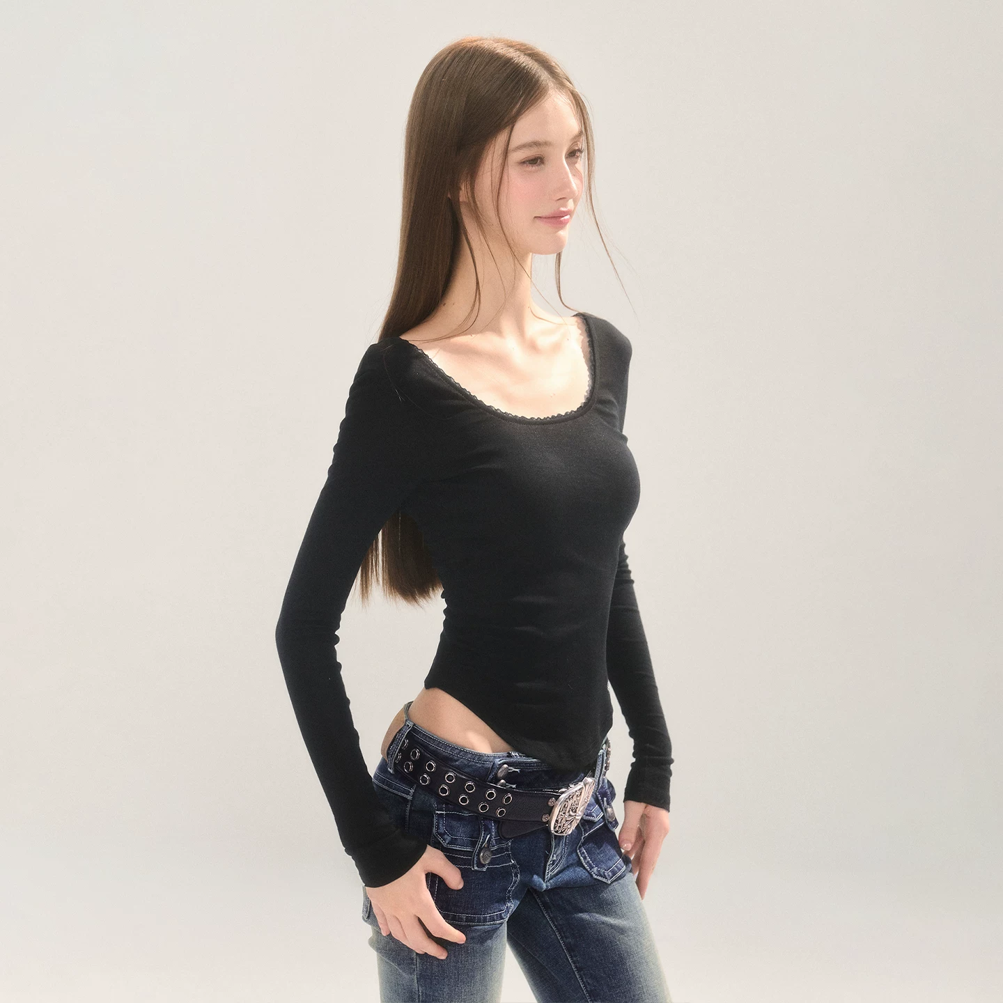 wooha カップ付きTシャツ
