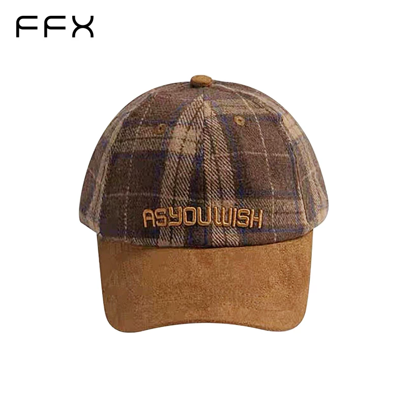 FFX チェック柄アジャスタブルキャップ