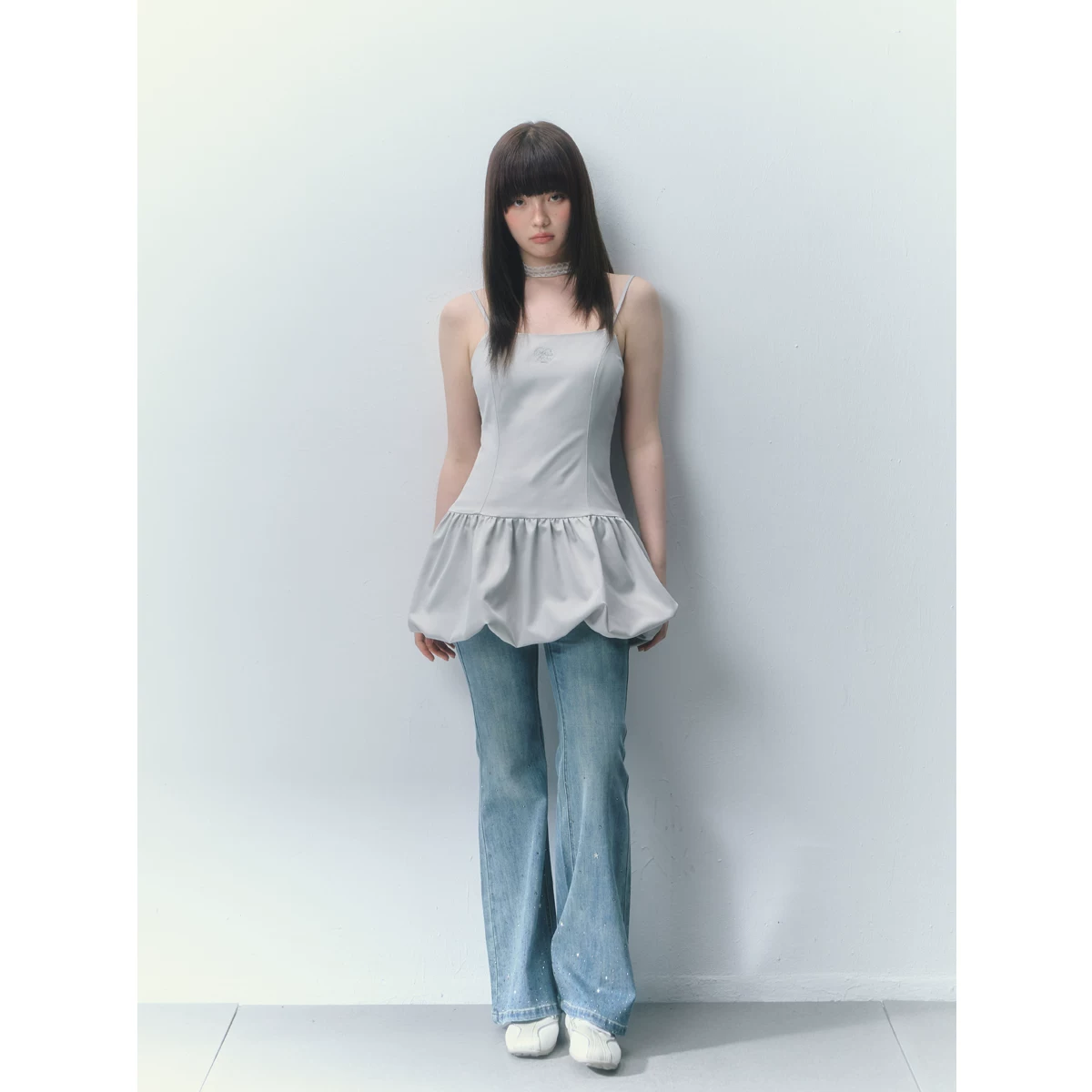 ablueberry ウエストシェイプバルーンワンピース
