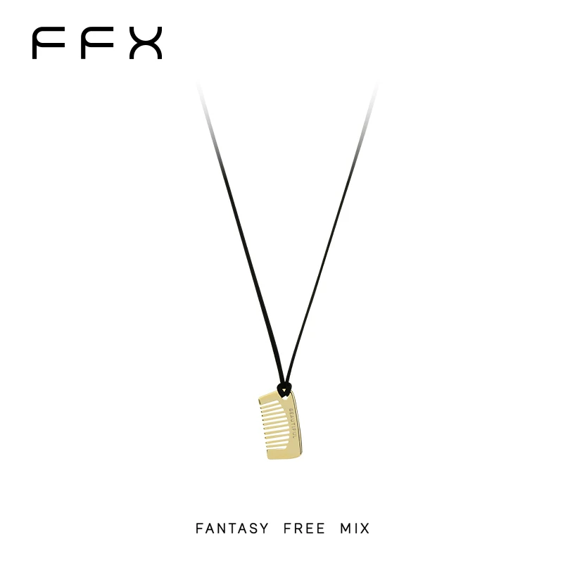 FFX コームモチーフロングネックレス