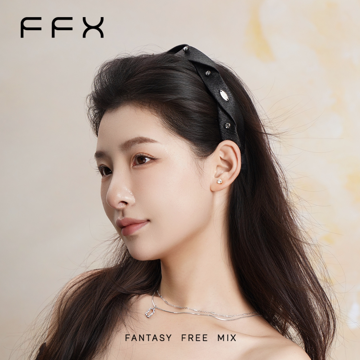 FFX サテンボリュームカチューシャ