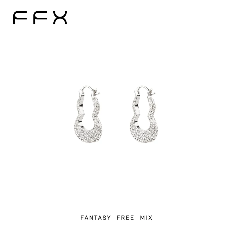 FFX ひょうたんモチーフフープピアス