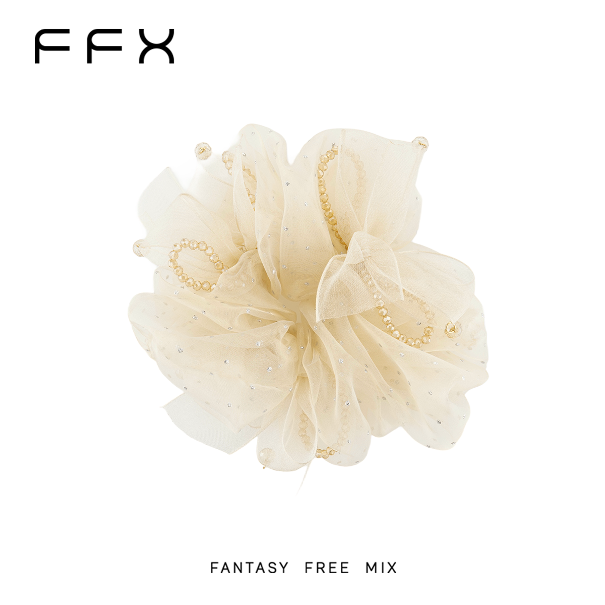 FFX ラメボリュームヘアゴム