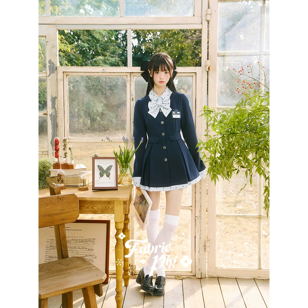 fabricpig リボンミニワンピース