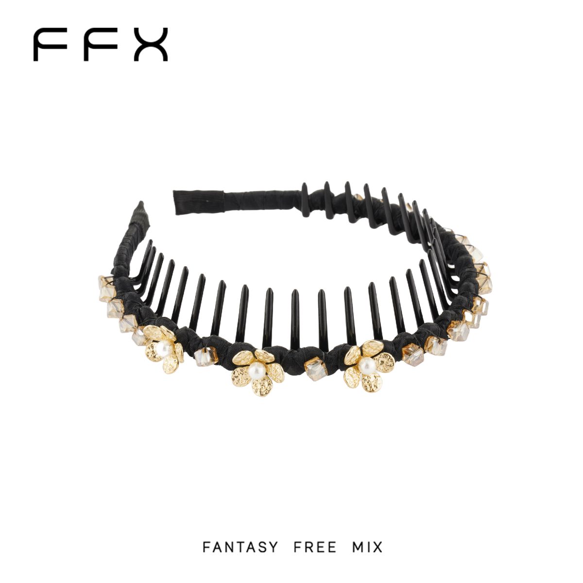 FFX フラワーモチーフカチューシャ