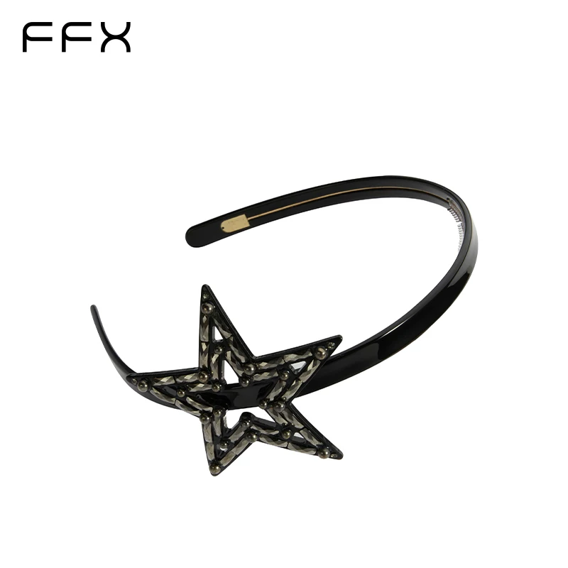 FFX アセテート星モチーフカチューシャ