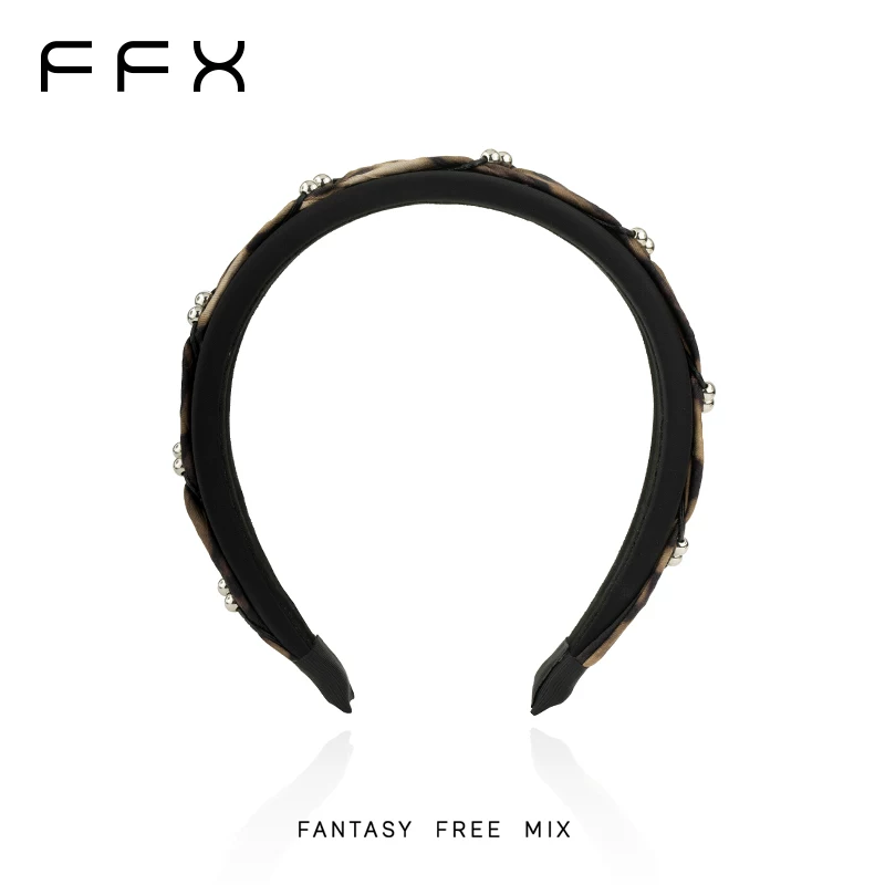 FFX レオパード柄ボリュームカチューシャ