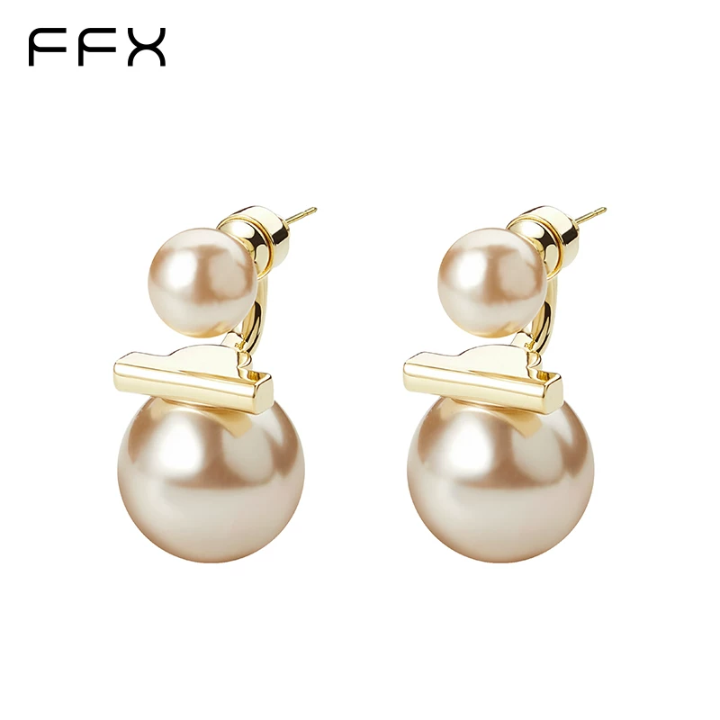 FFX パールモチーフピアス