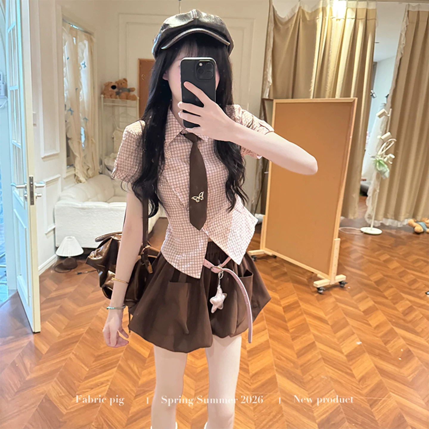 fabricpig チェック柄シャツスカートコーデ（単品・セット）