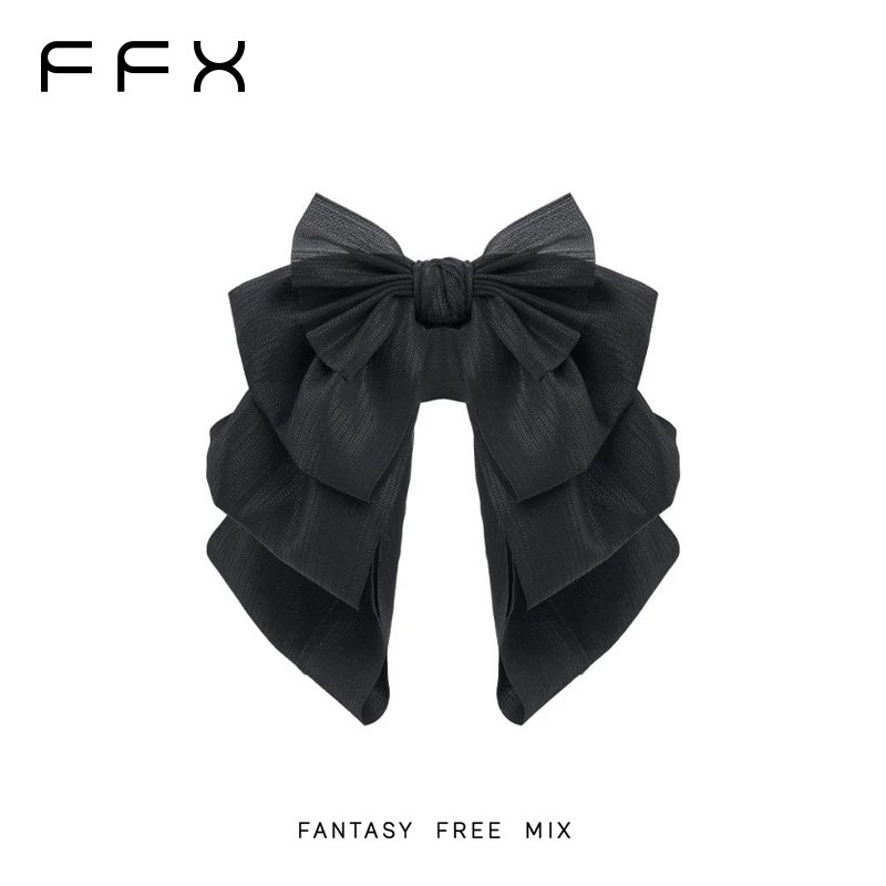 FFX ビッグリボンフリンジバンスクリップ