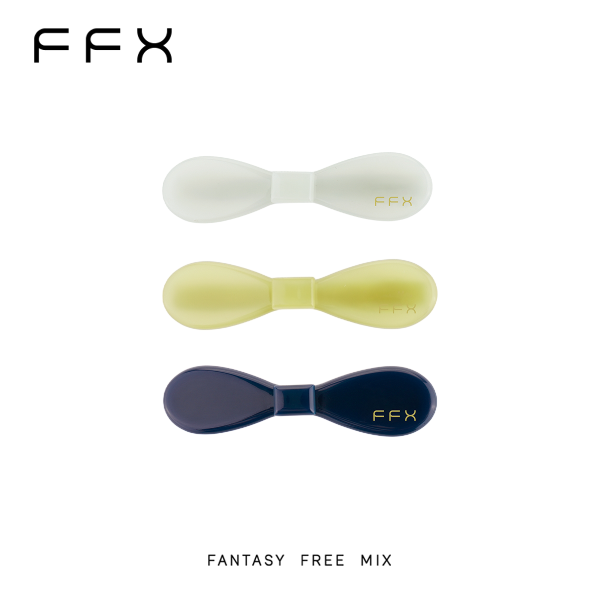 FFX アセテートリボンヘアクリップ