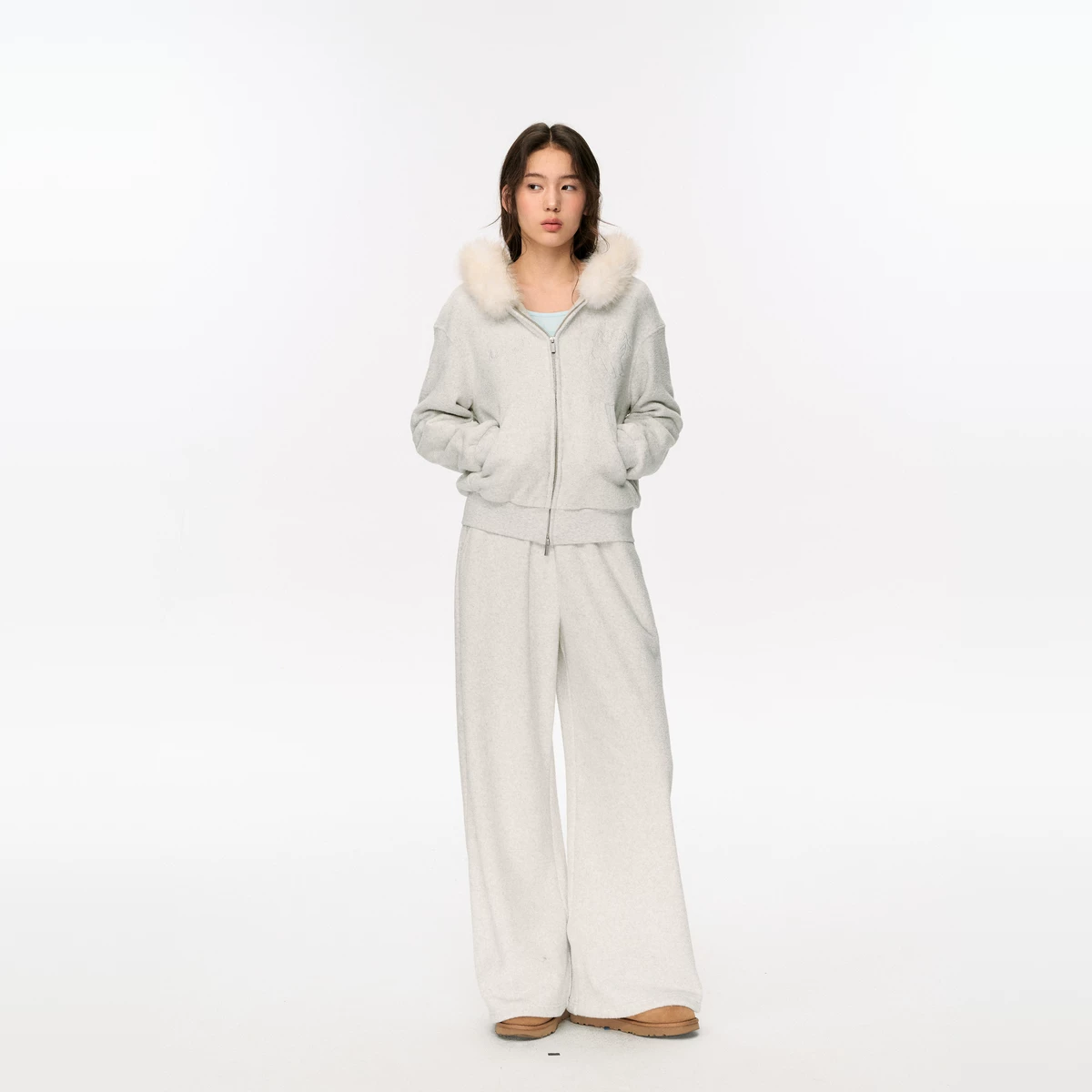 ablueberry フード付きスウェット・パンツ（単品）