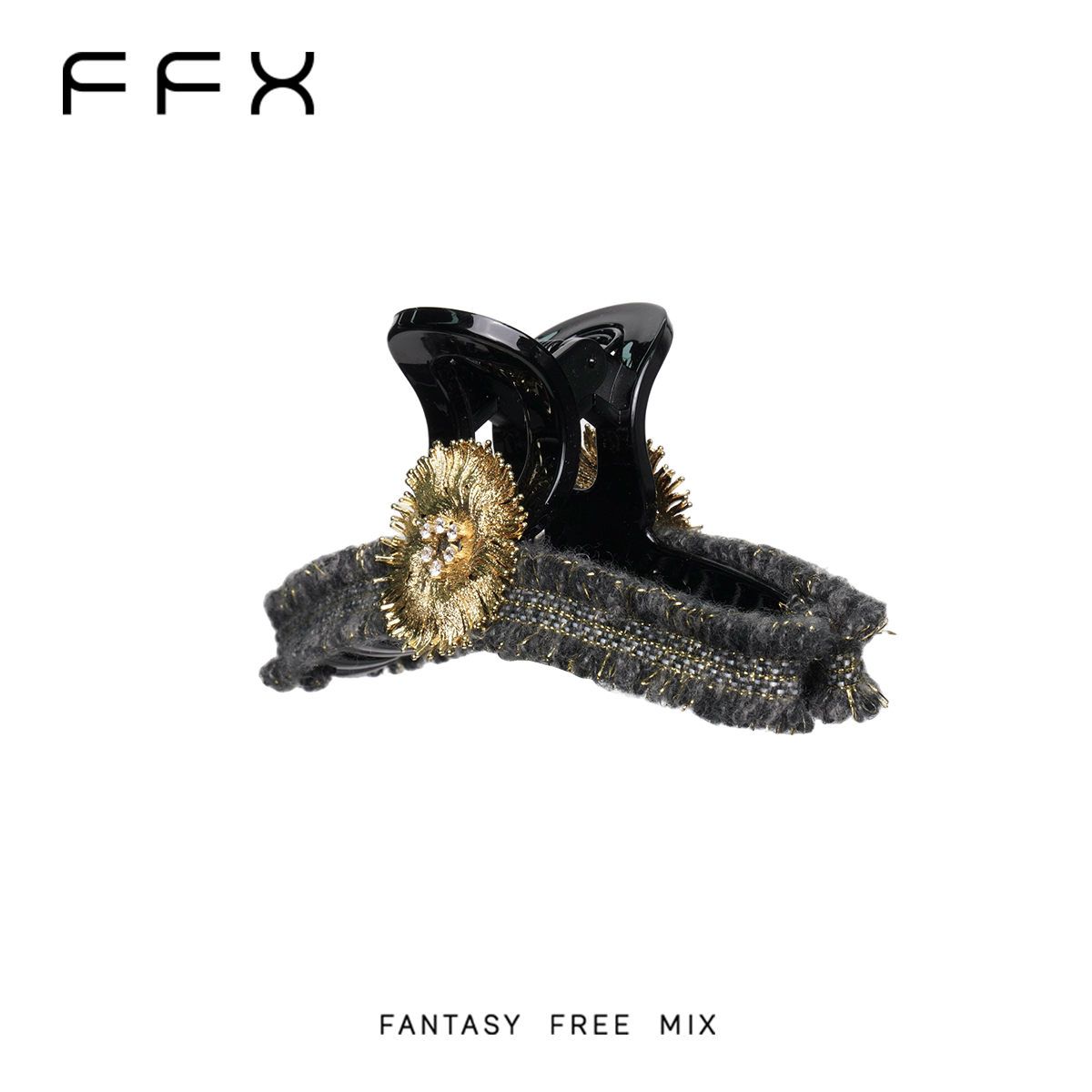 FFX メタルフラワーバンスクリップ
