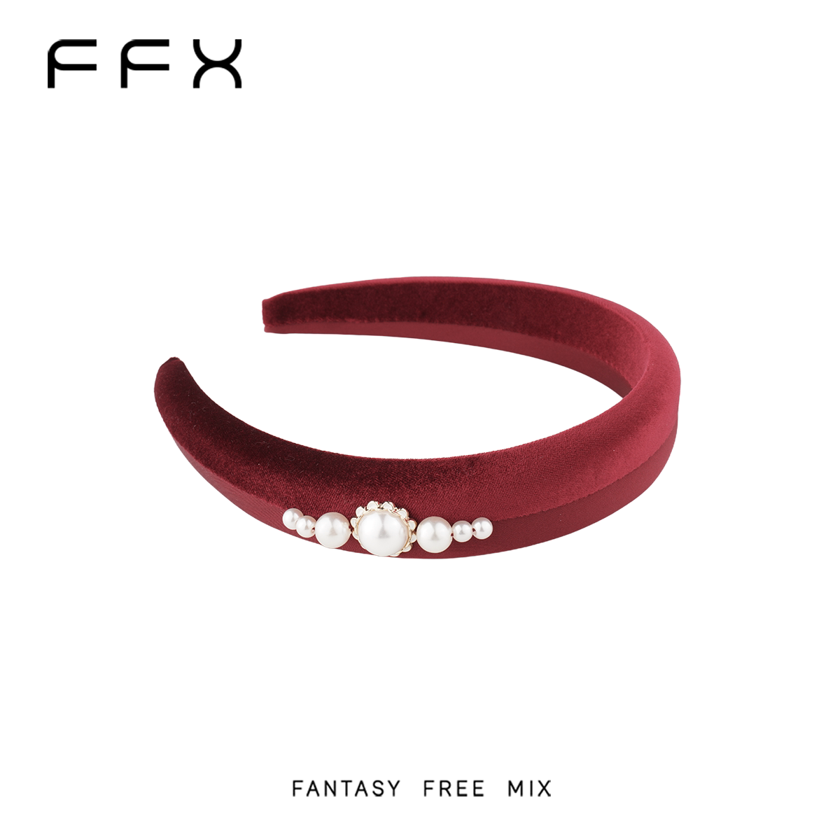 FFX ベルベット調ボリュームカチューシャ