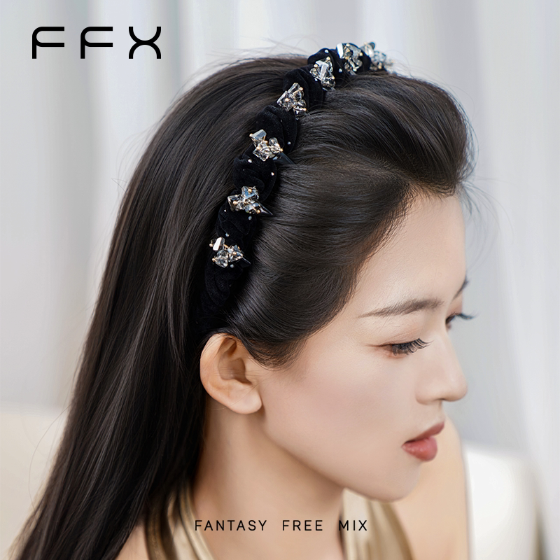 FFX 編み込みボリュームカチューシャ