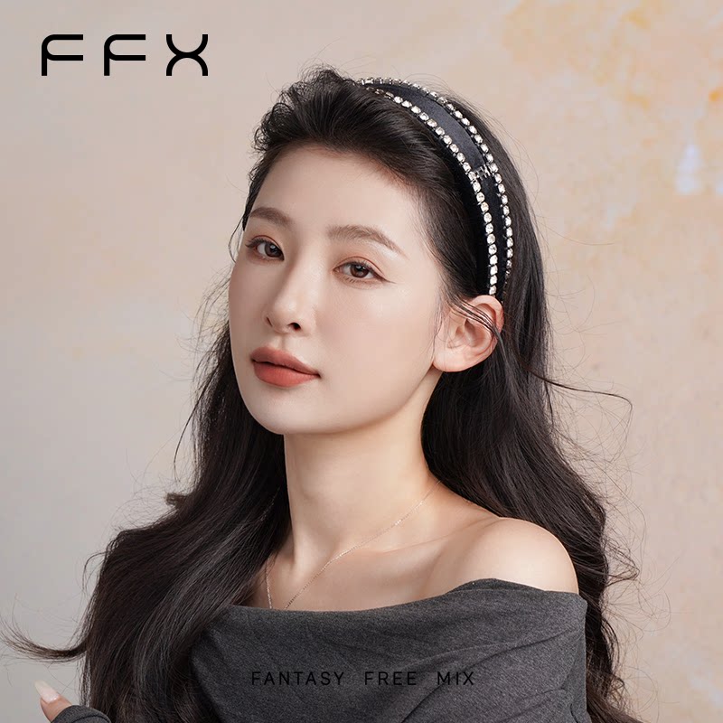 FFX ビジューワイドカチューシャ