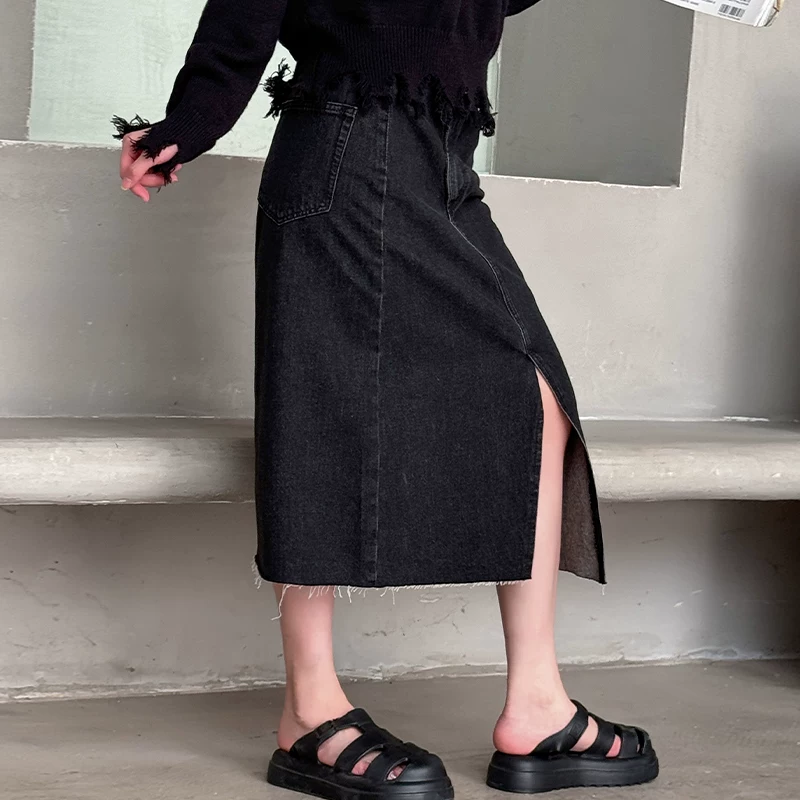BETTERSAY アシンメトリーデニムスカート