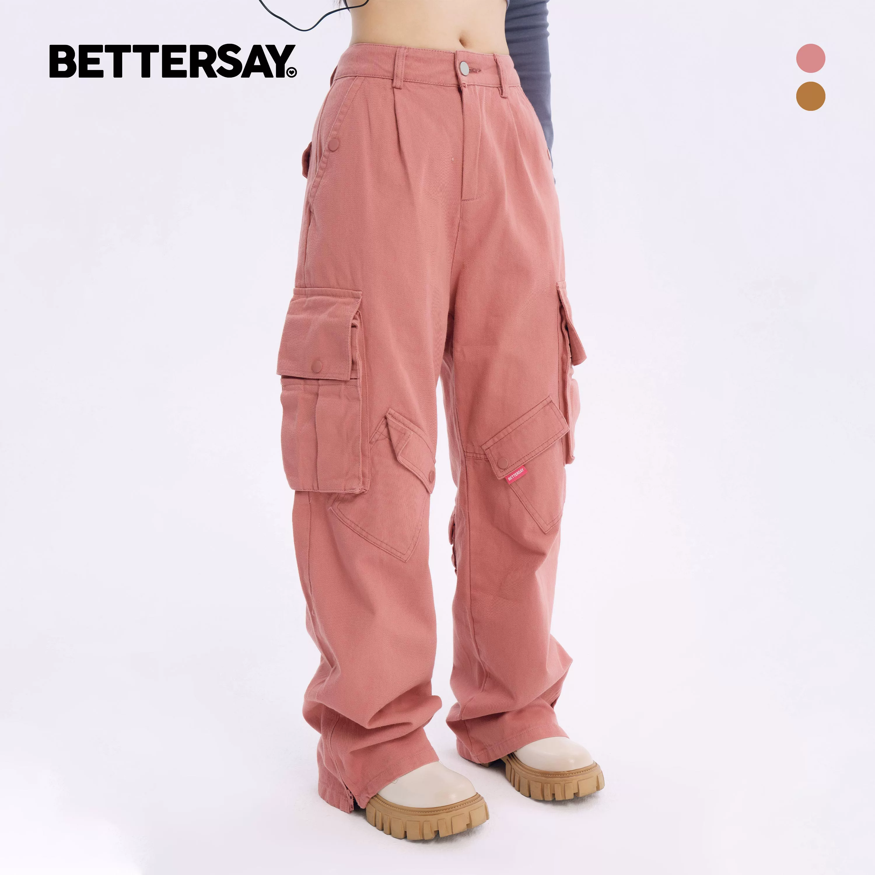 BETTERSAY アシンメトリーカーゴパンツ