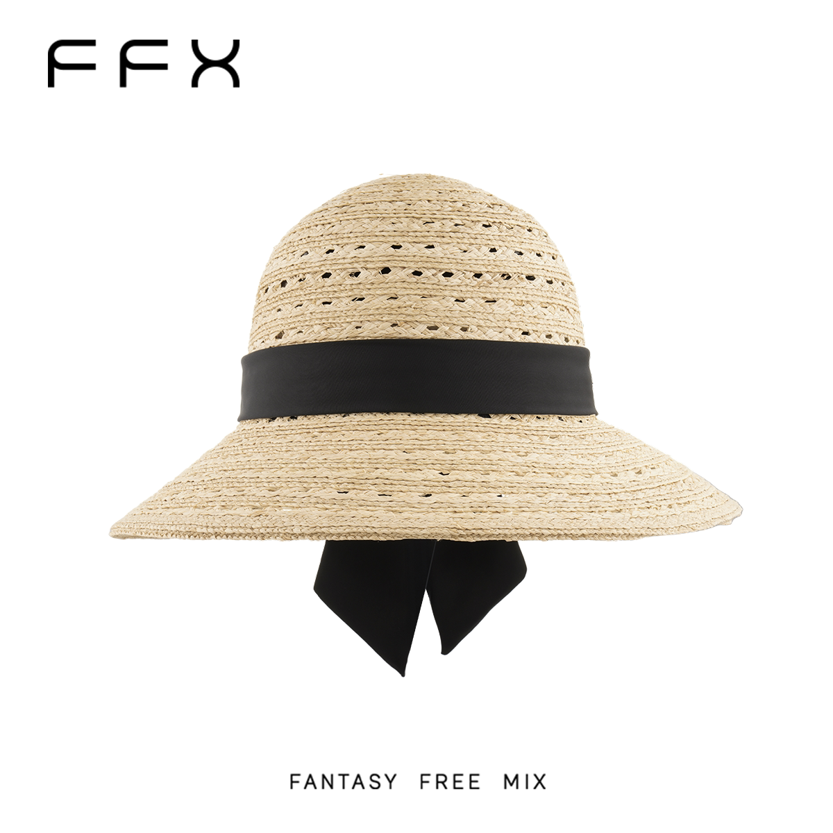 FFX 編み込みストローハット