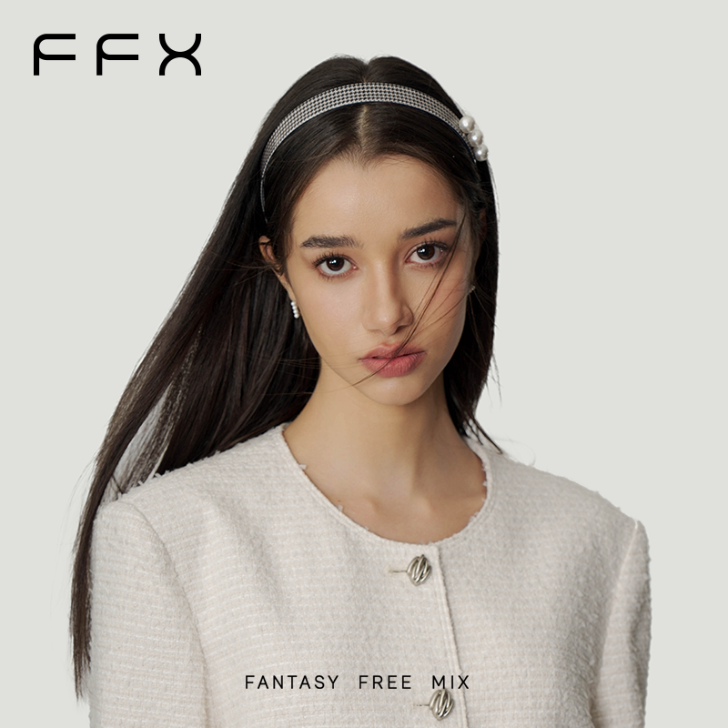 FFX チェック柄カチューシャ