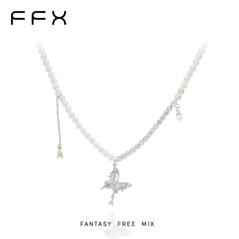 FFX パールモチーフネックレス