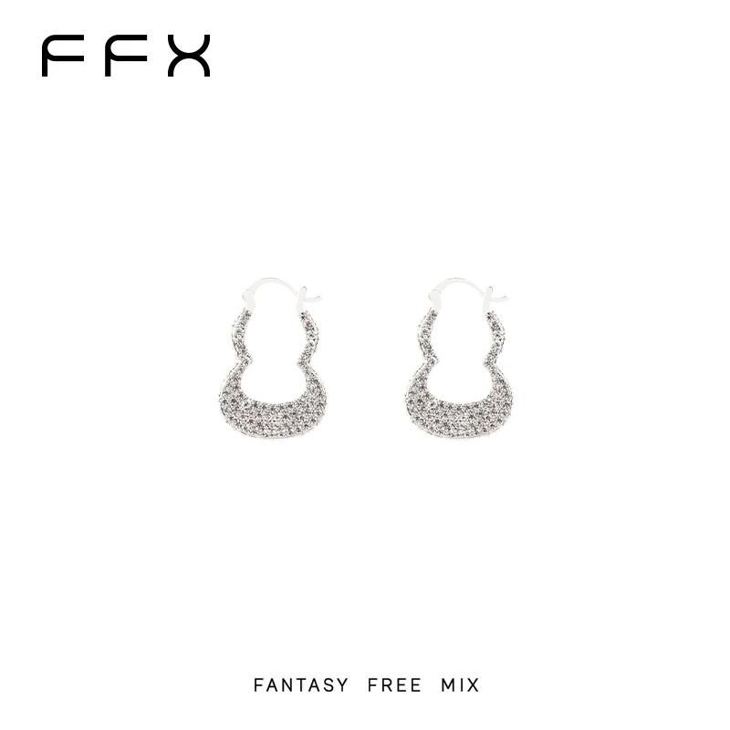 FFX ひょうたんモチーフフープピアス