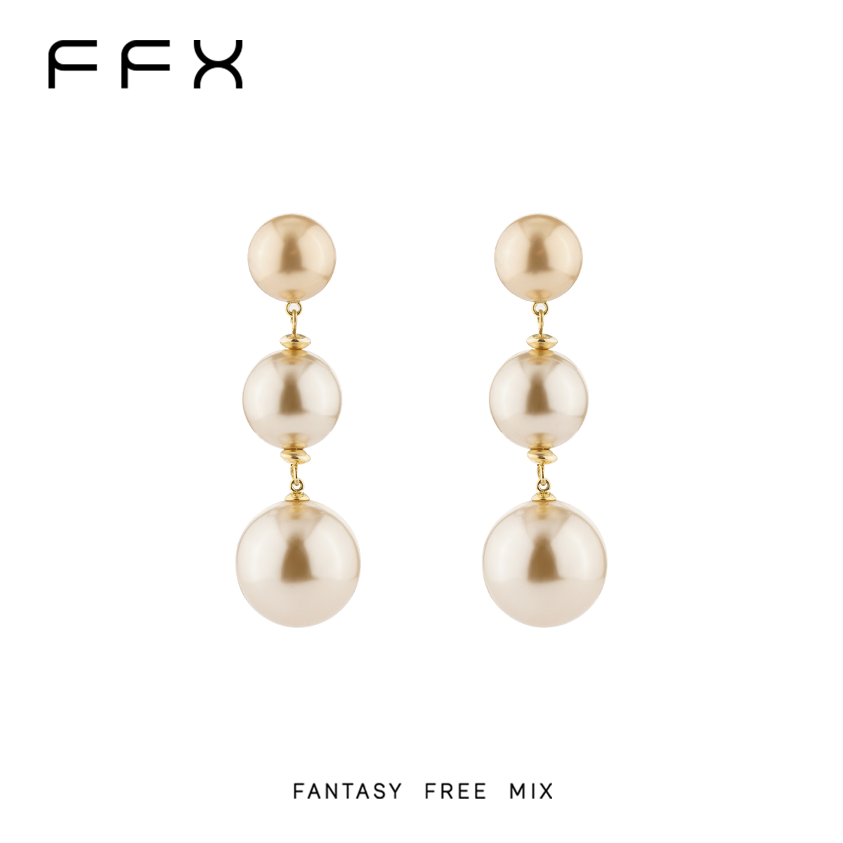 FFX トリプルボールピアス