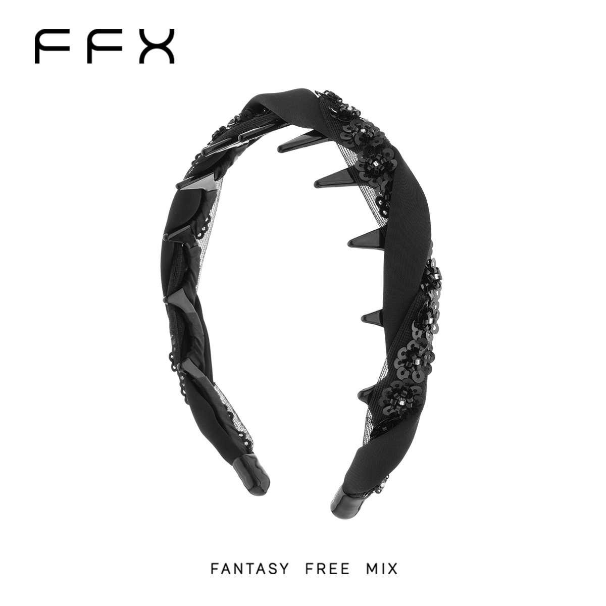 FFX フラワーモチーフボリュームカチューシャ