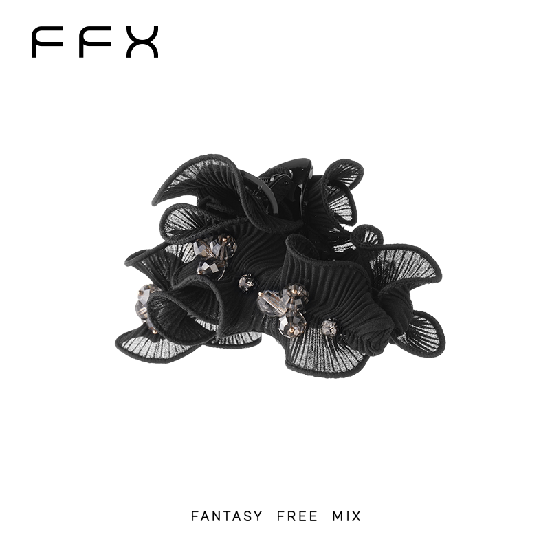 FFX ギャザーフリルバンスクリップ