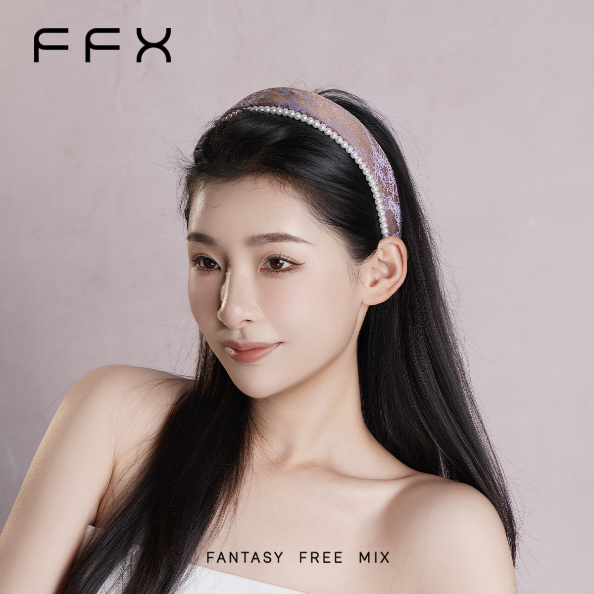 FFX パールモチーフボリュームカチューシャ