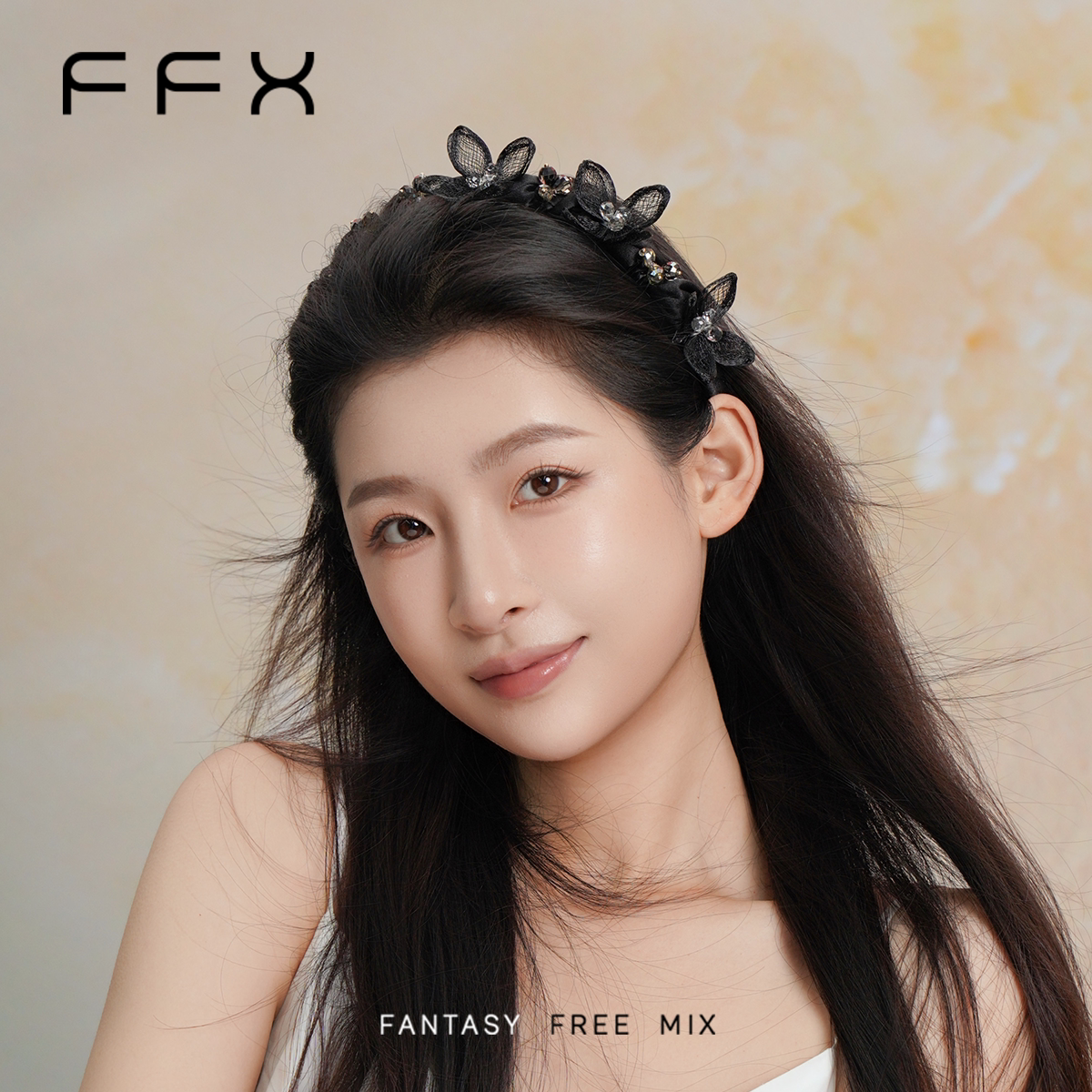 FFX フラワーモチーフカチューシャ