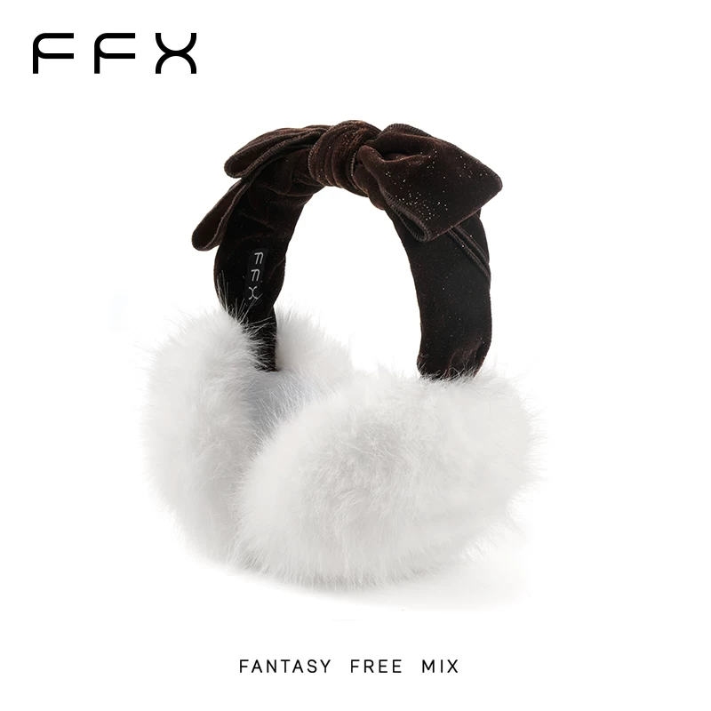 FFX 起毛リボンイヤーマフ