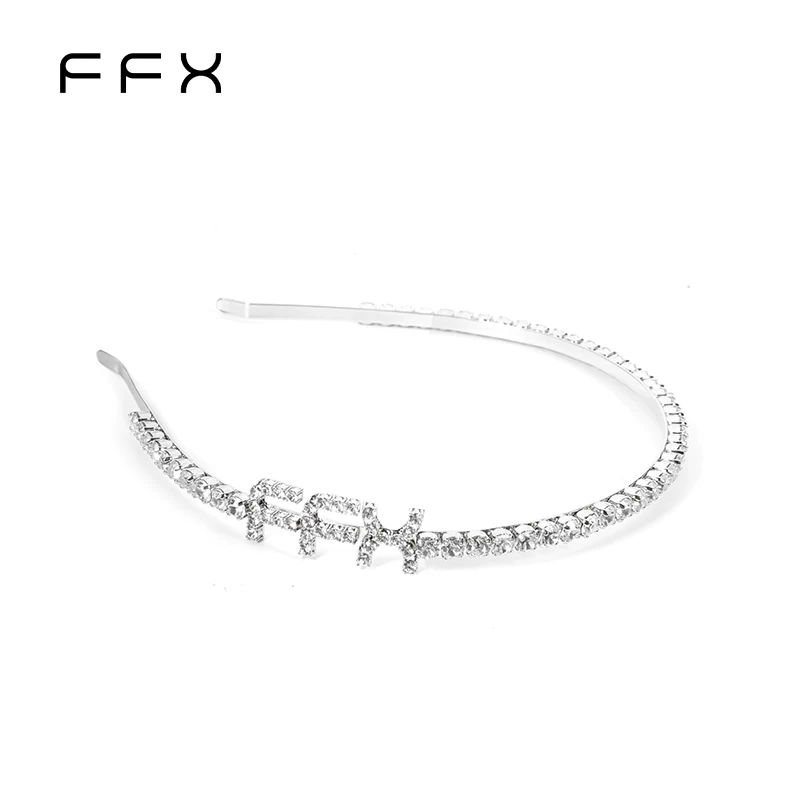 FFX 英字プリントスリムカチューシャ