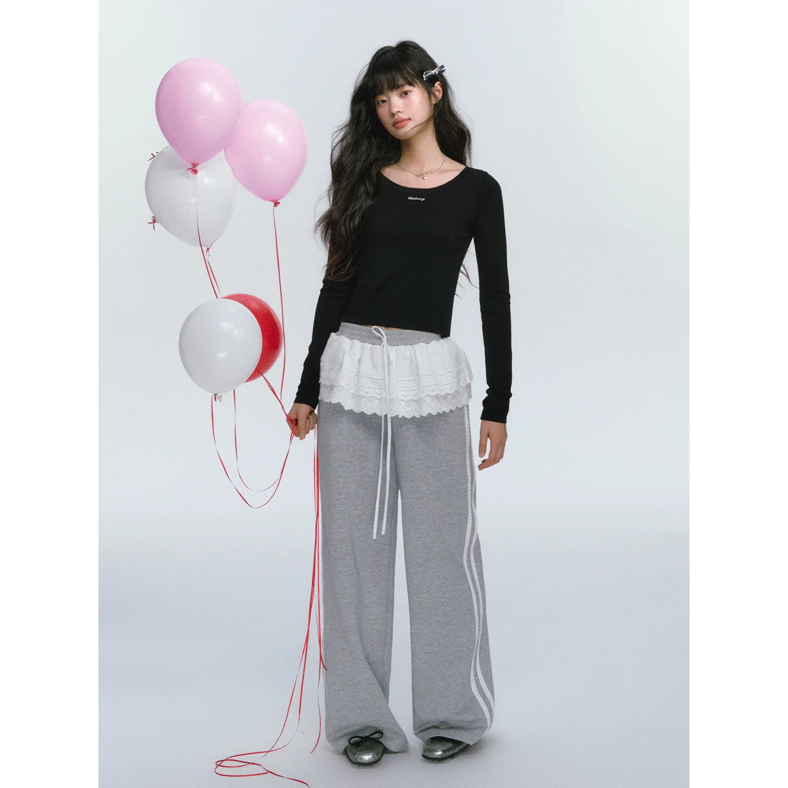 ablueberry ショート丈Tシャツ