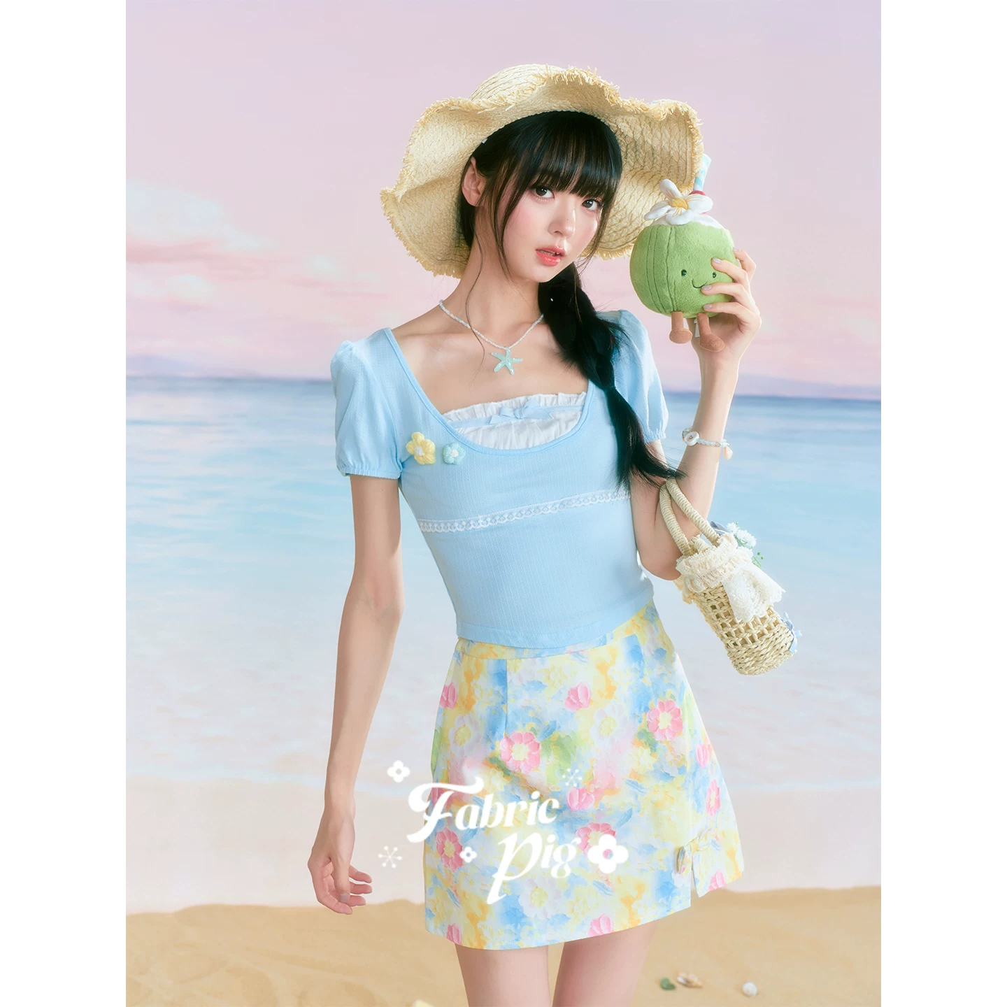 fabricpig フラワー柄スカートコーデ（単品・セット）