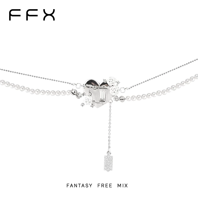 FFX フリンジダブルラインネックレス