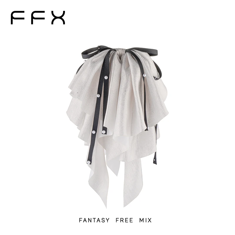 FFX ラメパールモチーフバンスクリップ